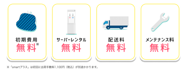 ワンウェイウォーターの料金について